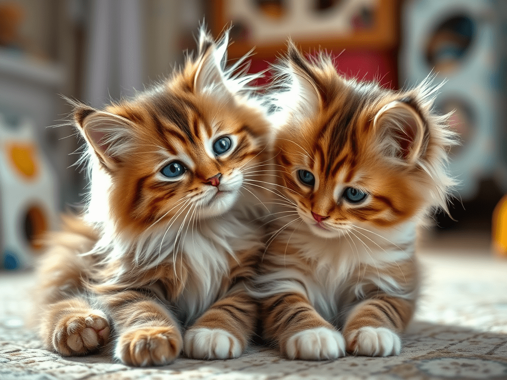 Freya and Siggy Groom Each&nbsp;Other